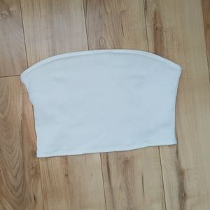 White Bandeau Bikini Top